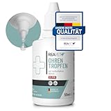 ReaVET Ohrentropfen mit kolloidalem Silber 50ml I Für Hunde und Katzen I...