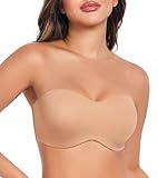 DotVol Damen Große Größen Bügel Ungepolstert Bandeau Trägerloser...