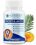 HÖGEBOO® Prosta Aktiv Kapseln - Sägepalmen-Extrakt Kürbiskern-Extrakt...