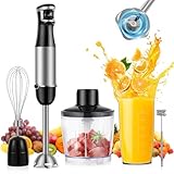 SOLVIEW 1500W Pürierstab Stabmixer Set Edelstahl：5-en-1 Stabmixer...