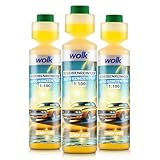 wolk® 3x Scheibenreiniger Auto Konzentrat 1:100 Lemon Rush –...
