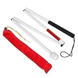 ANKROYU 127cm Blindenstock, Aluminium Leichte Blindenstöcke mit Kugel,...