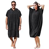Surf Poncho Hooded Changing Towels Quick Dry Beach Change Robe für...