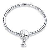HappyStar Armkette Damen Silber 925, Damen Armband für Beads...