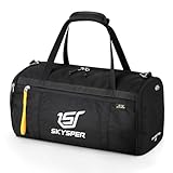 SKYSPER Sporttasche mit Schuhfach,Kleine Reisetasche Herren und...