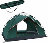Trintion Camping Zelt 2-3 Mann Pop Up Zelte 4 Jahreszeiten Wasserdicht &...