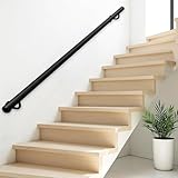 Wandmontierte Handläufe für Innentreppen, Industrierohr-Treppenhandläufe...