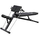 GORILLA SPORTS® Hantelbank - Verstellbar, mit Hyperextension, bis 250kg,...