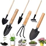 Mainiusi Kinder Gartengeräte 6 Stück, Klein Gartenwerkzeug Set Klein...