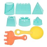Garneck Sandburg Spielset Für – 9-teiliges Burg Sandformen Bauset Mit...