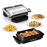 Tefal OptiGrill & Bake Kontaktgrill mit Backschale, 6 Programme,...