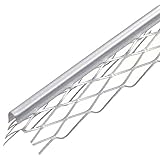 PROTEKTOR 1007 Kantenprofil für den Innenputz 150cm, 25 Stück Silber 10mm...