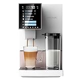 Cecotec Vollautomatische Kaffeemaschine Cremmaet Compactccino White Rose,...