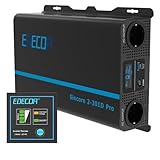 EDECOA Wechselrichter 2000w Reiner Sinus Spannungswandler 12v 230v LCD 2X...