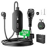EVJUICION Ladekabel Elektroauto Typ 2 Schuko 3,68kW[1-phasig, 6m, 16A,...