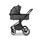 MOON RESEA+ anthra, Kombi-Kinderwagen Edition+, mit Wanne und Sportwagen...
