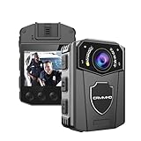 CAMMHD Bodycam 1440P 130° Weitwinkel 3000mAh kontinuierliche Aufzeichnung...