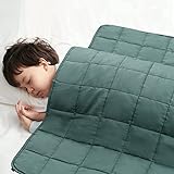 RECYCO Kinder Gewichtsdecke 2,3kg 90x120cm Schwere Bettdecke aus Baumwolle...