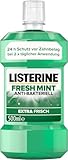 LISTERINE Fresh Mint (500 ml), antibakterielle Mundspülung mit...