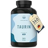 Taurin Kapseln - 2000mg Taurine Tagesdosis hochdosiert - 360 Kapseln: Big...