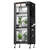 Spider Farmer Pflanzenständer Grow Lampe Kit, 4 Etagen Pflanze Regal mit 6...