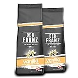 DER-FRANZ Kaffee, mit natürlicher Vanille aromatisiert, gemahlen, 500 g...