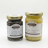Gourmet Set Trüffelbutter 120g + Schwarze Trüffelsauce 90g - Italienische...