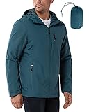 33,000ft Regenjacke Herren Wasserdicht Outdoorjacke Leichte Freizeitjacke...