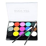 FLYISH DIRECT Bodypainting Farben Kinder Schminke Fasching für Kinder...