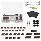 Wixovo 52 Stück Flickzeug Fahrrad, Fahrrad Flickzeug Set, Fahrrad Reifen...