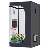 VIEWALL Growzelt 90x90x180cm,Grow Zelt für...