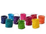 kadoh Papier-Lampions (10 St.) • Lichtertüten in Rainbow • Partydeko...