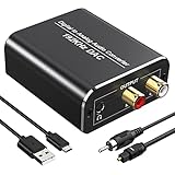 Fokky DA Wandler, 192kHz DAC Konverter Digital-Analog-Wandler, SPDIF...