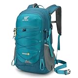 SKYSPER Wanderrucksack 25L, Klein Rucksack mit Rückenbelüftung aus...