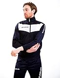 Givova TR018 Herren Visa Trainingsanzug, Mehrfarbig (blau/weiss), M