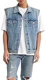 Levi's Men's Relaxed Trucker Denim, Kentucky Blue Vest, XL