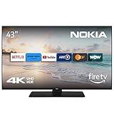 Nokia 43 Zoll (108 cm) 4K UHD Fernseher integriertem Fire TV (WLAN, HDR,...