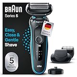 Braun Series 5 Rasierer Herren Elektrisch, Elektrorasierer mit EasyClick...