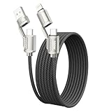 RAVIAD Multi USB Kabel, Universal Ladekabel [1M] Nylon Schnell 4 in 1...