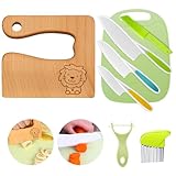 Kindermesser 8-teiliges Kinder-Küchenmesser-Set zum Schneiden und Kochen...