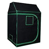 Mucola 120x120x180cm Zimmergewächshaus Growschrank Indoor Growzelt...