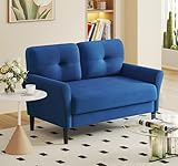 Kleines Sofa 2 Sitzer, 123CM kleine Couch 2 Sitzer, Sofa klein mit 53CM...