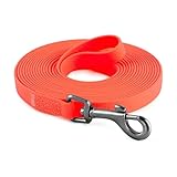 WEIZHIS Schleppleine für Hunde, 10m Wasserdicht Schleppleine, Gummierte...