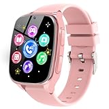 4G Smartwatch Kinder - Smart Watch Uhr für Mädchen Jungen mit Telefon...