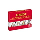 ASS 22571007 Loriot Rommé, Canasta-Bridge, Kartenspiel, ab 10 Jahren, 2 x...