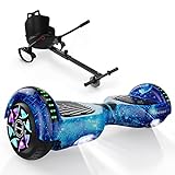 iScooter Hoverboard mit Sitz - Hoverkart Set 6,5 Zoll Kinder, mit Bluetooth...