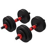 GORILLA SPORTS® Kurzhantel 2er Set 25kg Gusseisen 25 mm – Hantelset Guss...