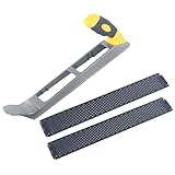TIOMIOSEA Metallischer Holz- und Gipskartonhobel - Kantenhobel mit 2...