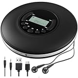 Wiederaufladbarer Bluetooth-CD-Player, Tragbarer Musik-Player mit...