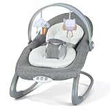 Babywippe Elektrisch, Verstellbar Babywippe mit Vibration und Musik, Baby...